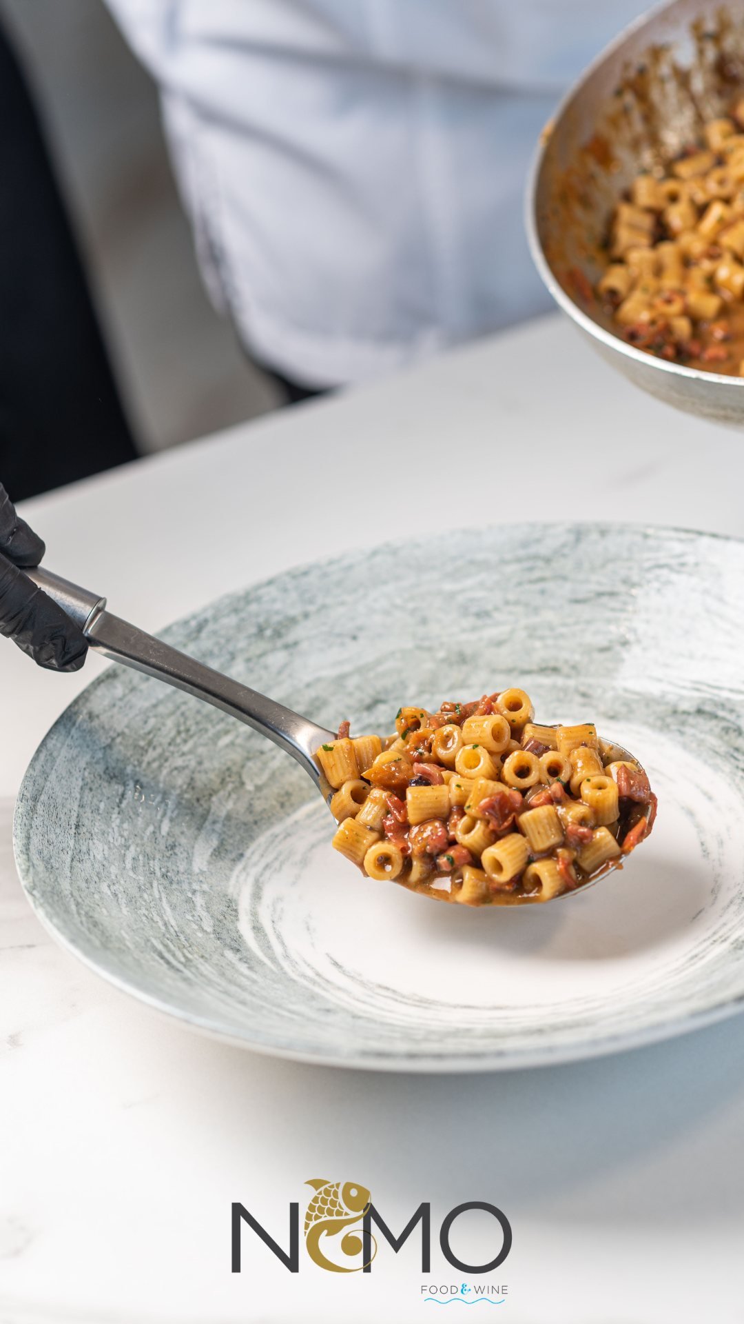 Impiattamento pasta Nemo