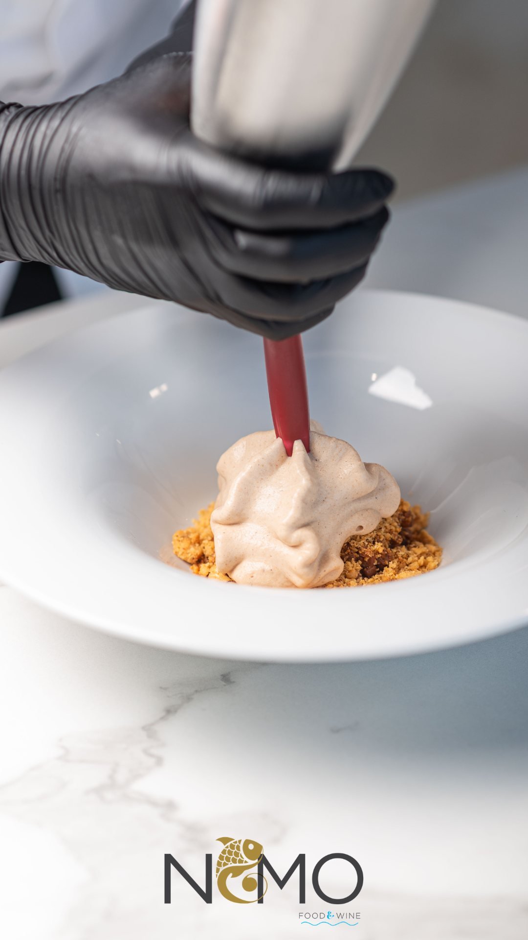 Dessert in preparazione