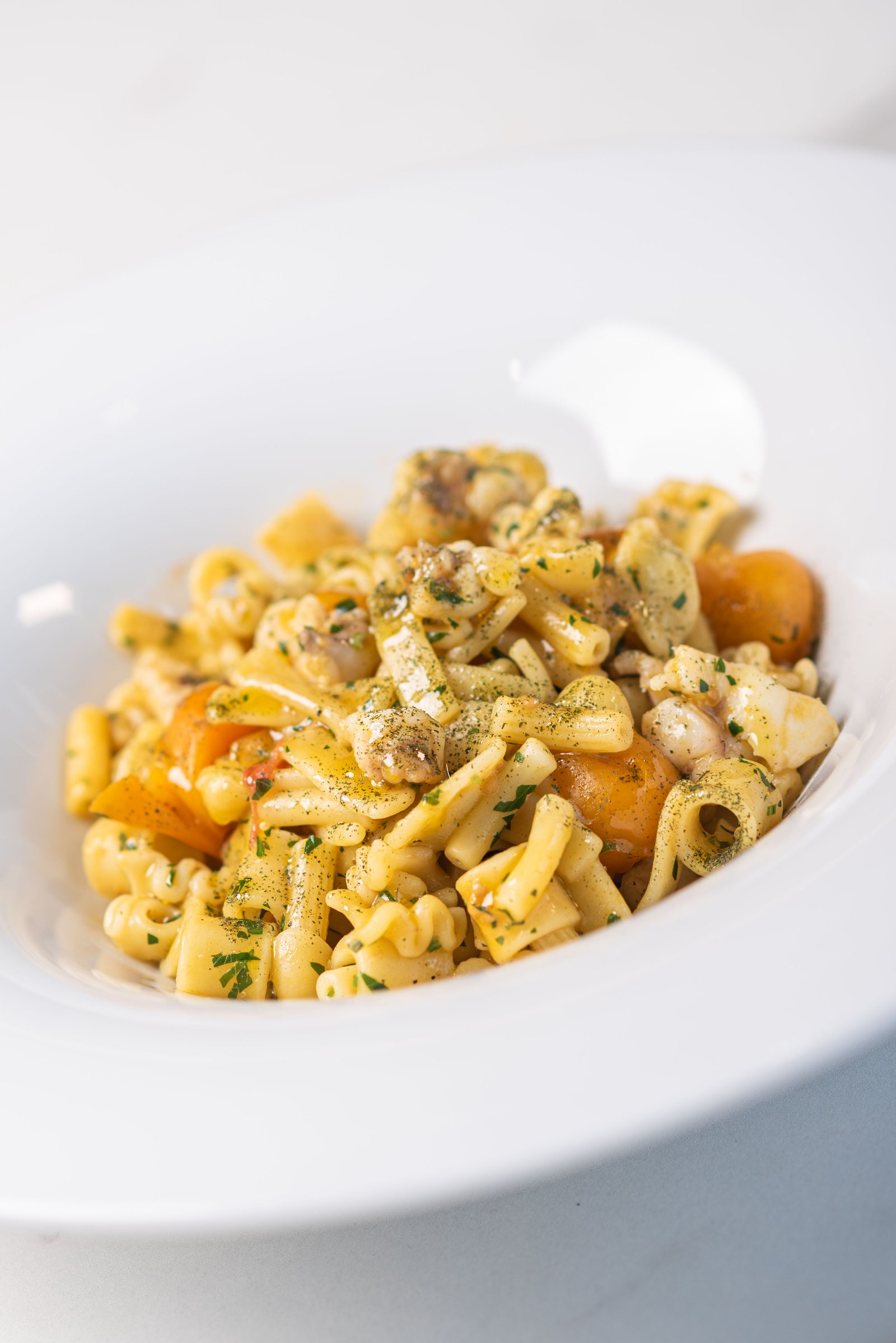 Preparazione di pasta di mare